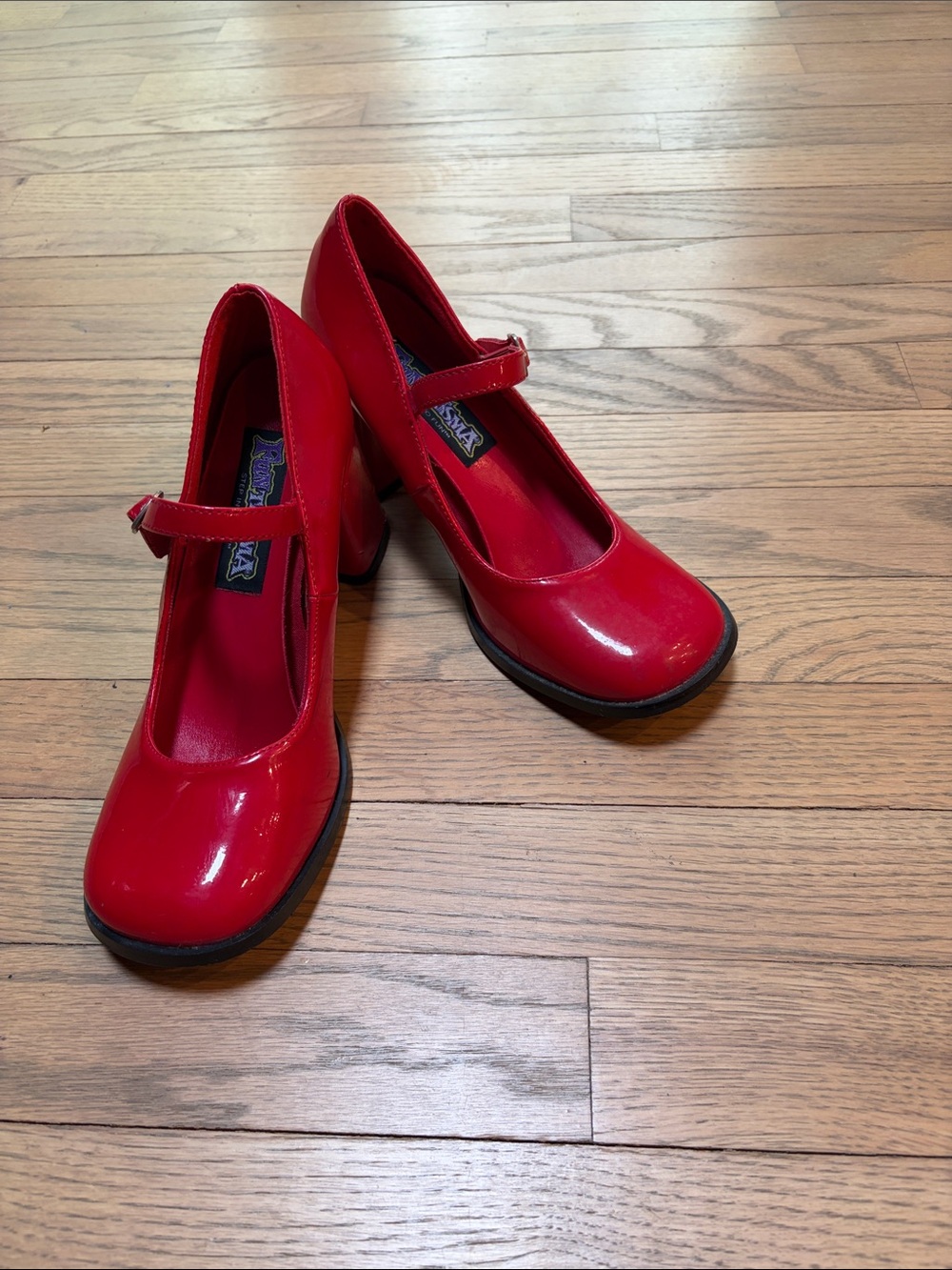 Funtasma Red Patent Mary Jane Heels